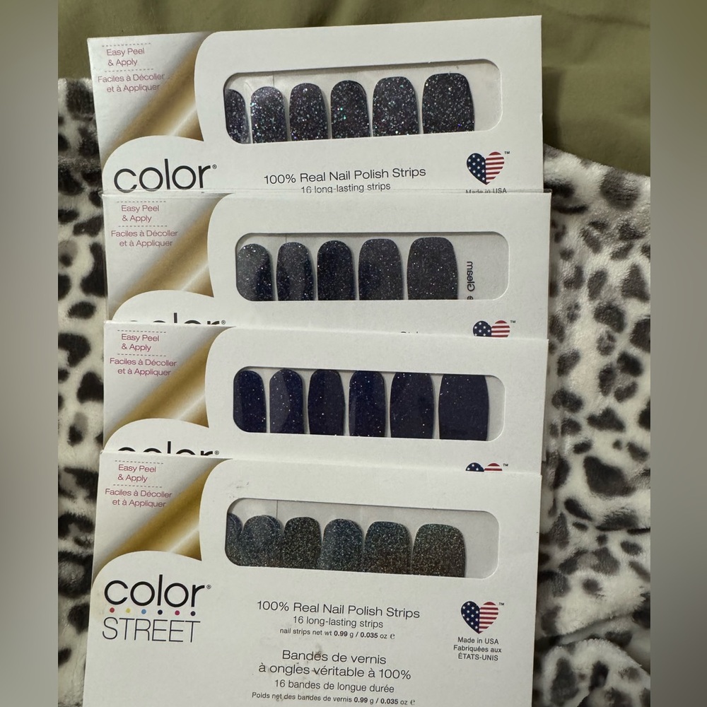 Color Street Nail Strips - This is a pack with 4 colors included that you see.